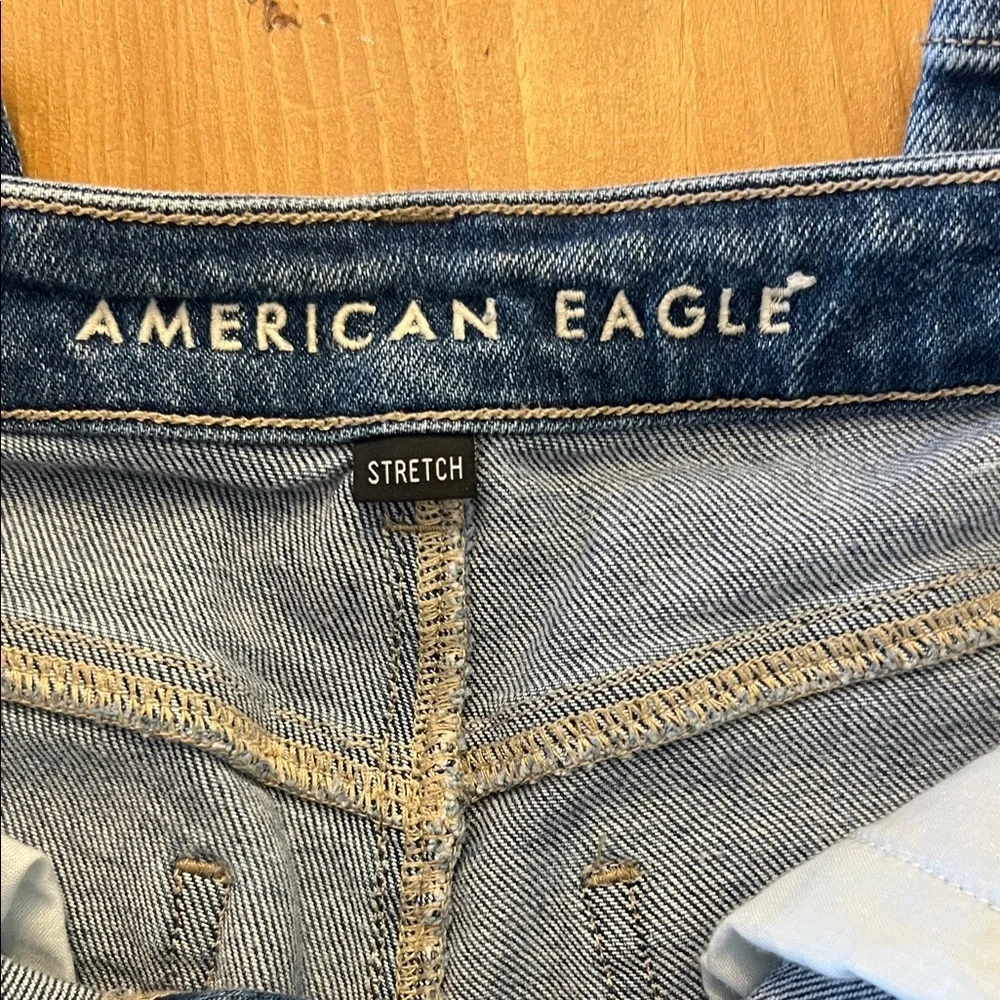 American Eagle Light Blue Stretch Denim Jeans - Picture 2 of 6